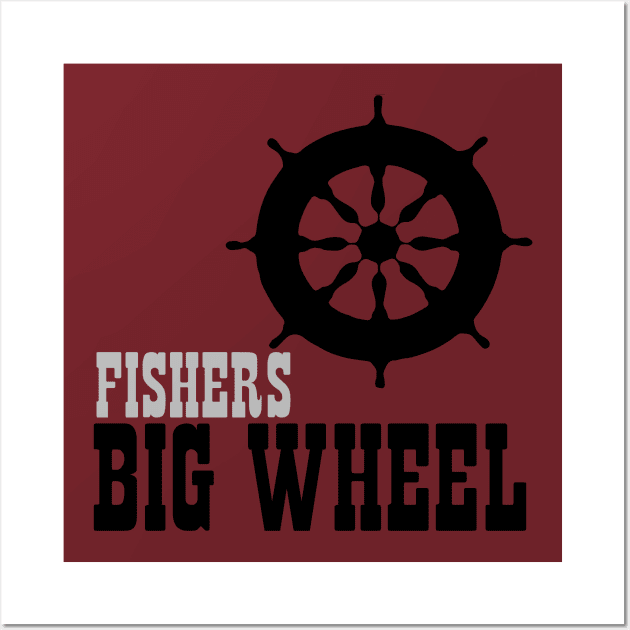 Fishers Big Wheel Wall Art by carcinojen